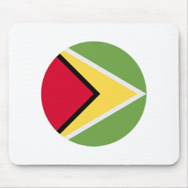 Guyana-Flagge Mousepad
