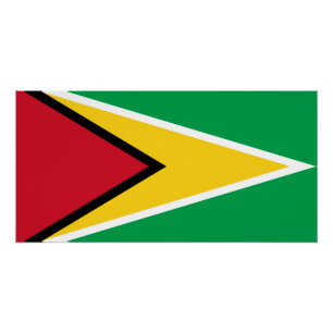 Guyana-Flagge Poster