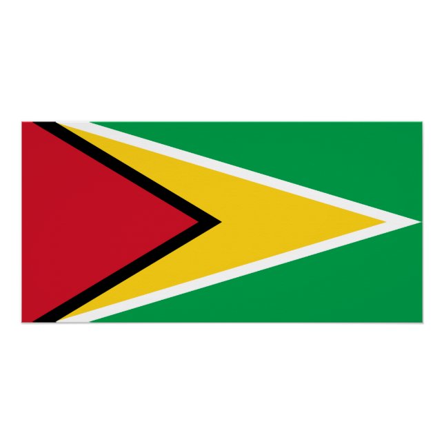 Guyana-Flagge Poster (Vorderseite)