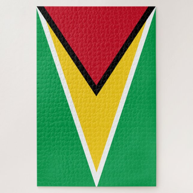 Guyana-Flagge Puzzle (Vertikal)