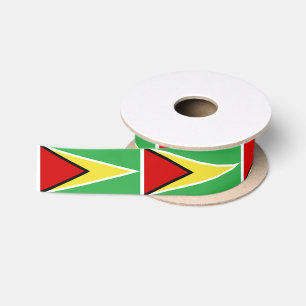 Guyana-Flagge Satinband