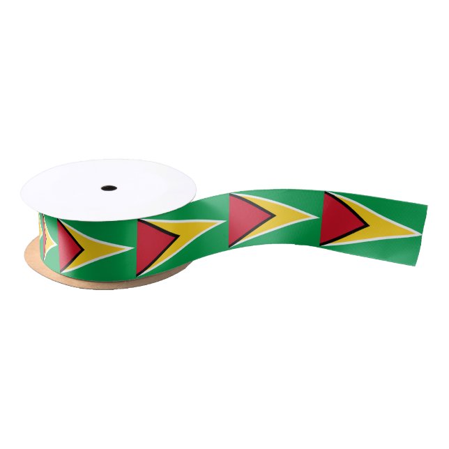 Guyana-Flagge Satinband (Spule)