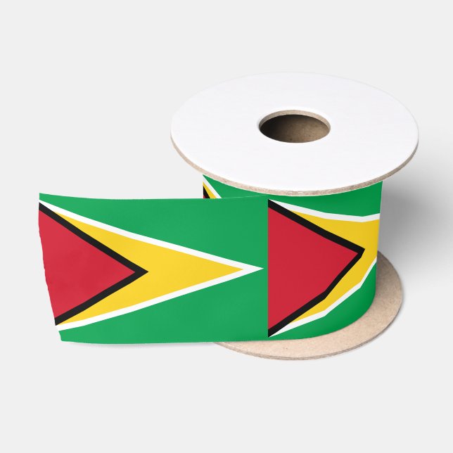 Guyana-Flagge Satinband (Spule)