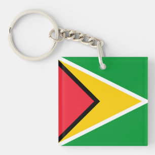 Guyana-Flagge  Schlüsselanhänger