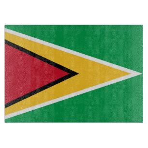 Guyana-Flagge Schneidebrett