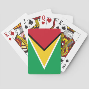 Guyana-Flagge Spielkarten