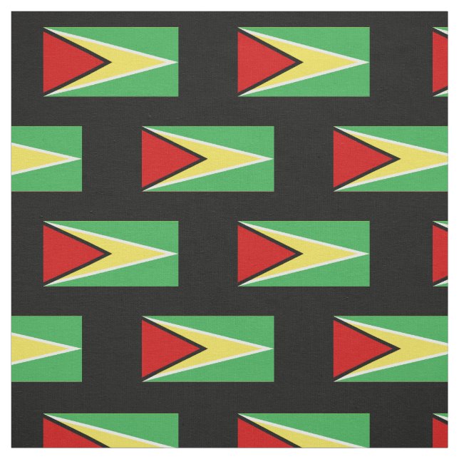 Guyana-Flagge Stoff (Muster)