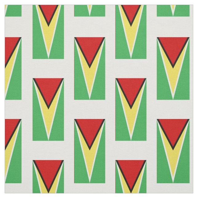 Guyana-Flagge Stoff (Muster)