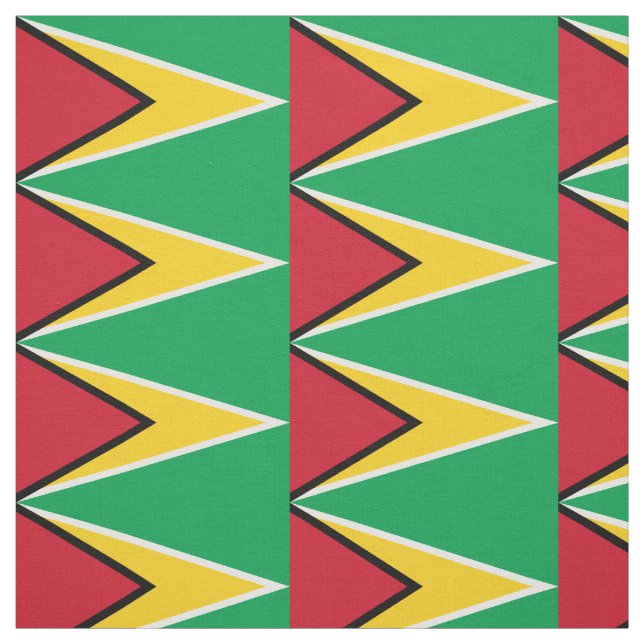 Guyana-Flagge Stoff (Muster)
