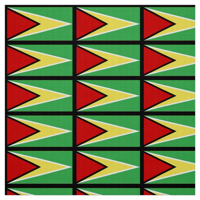Guyana-Flagge Stoff (Muster)