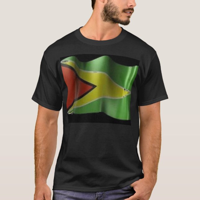 Guyana-Flagge T-Shirt (Vorderseite)