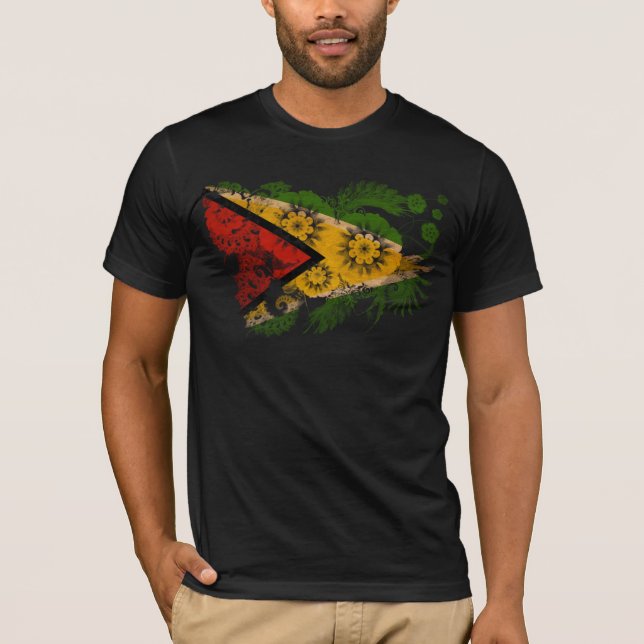 Guyana-Flagge T-Shirt (Vorderseite)