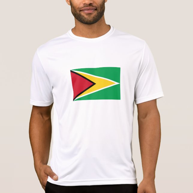 Guyana-Flagge T-Shirt (Vorderseite)