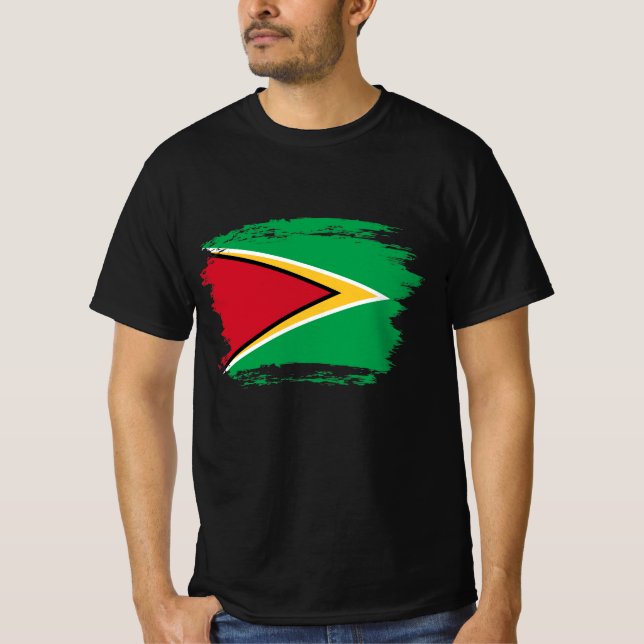 Guyana-Flagge T-Shirt (Vorderseite)