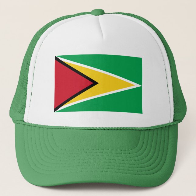 Guyana-Flagge Truckerkappe (Vorderseite)