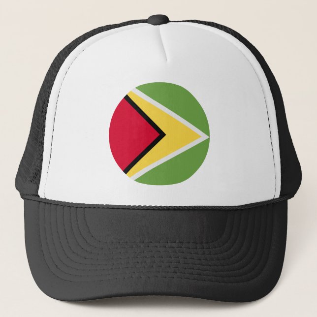 Guyana-Flagge Truckerkappe (Vorderseite)