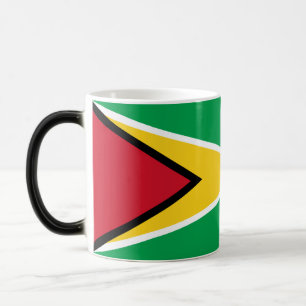 Guyana-Flagge Verwandlungstasse