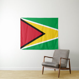 Guyana-Flagge Wandteppich