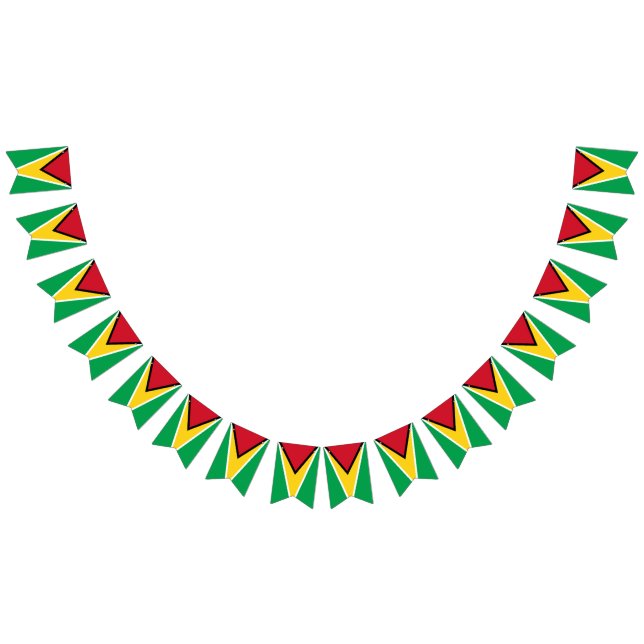 Guyana-Flagge Wimpelkette (Alle)