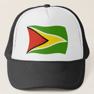 Guyana-Flaggenmütze Truckerkappe