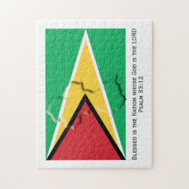 GUYANA | Gesegnete Nation | GUYANESE FLAG Puzzle
