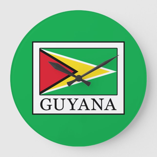 Guyana Große Wanduhr (Vorderseite)
