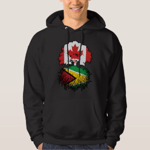 Guyana Guyana Kanadische Tree-Roots-Flagge Hoodie