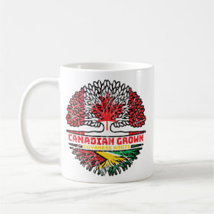 Guyana Guyana Kanadische Tree-Roots-Flagge Kaffeetasse