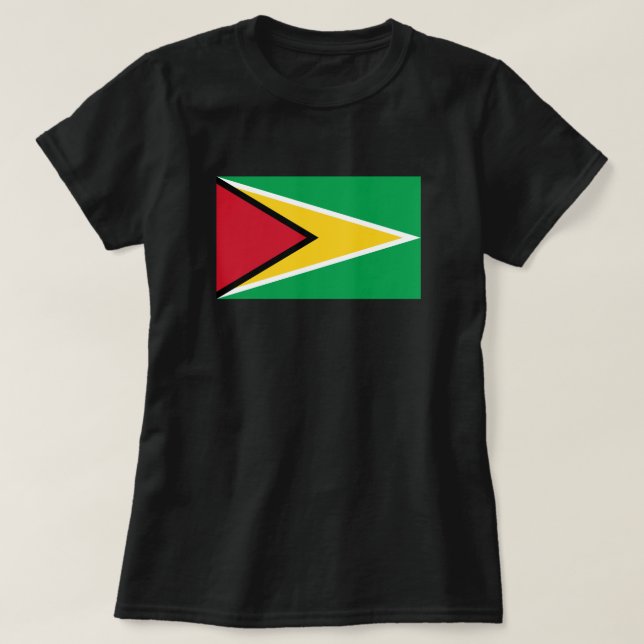 Guyana Guyanese Flag Independence Caribbean T-Shirt (Design vorne)