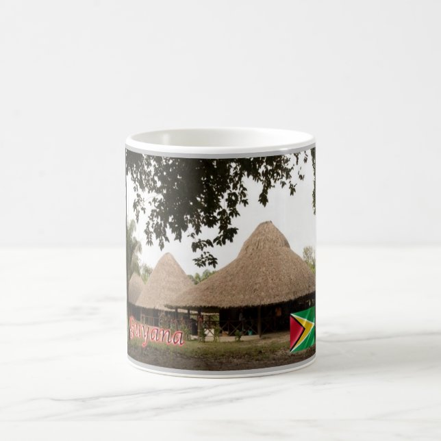 Guyana - Häuser - Kaffeetasse (Mittel)