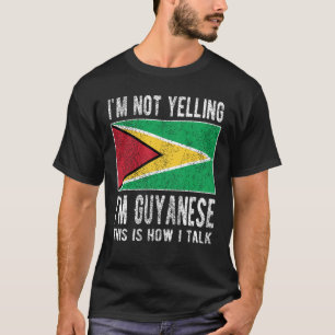Guyana Heritage Guyana Roots Guyana Flagge T-Shirt