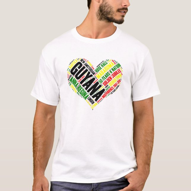 Guyana Independence Celebration T Shirt (Vorderseite)