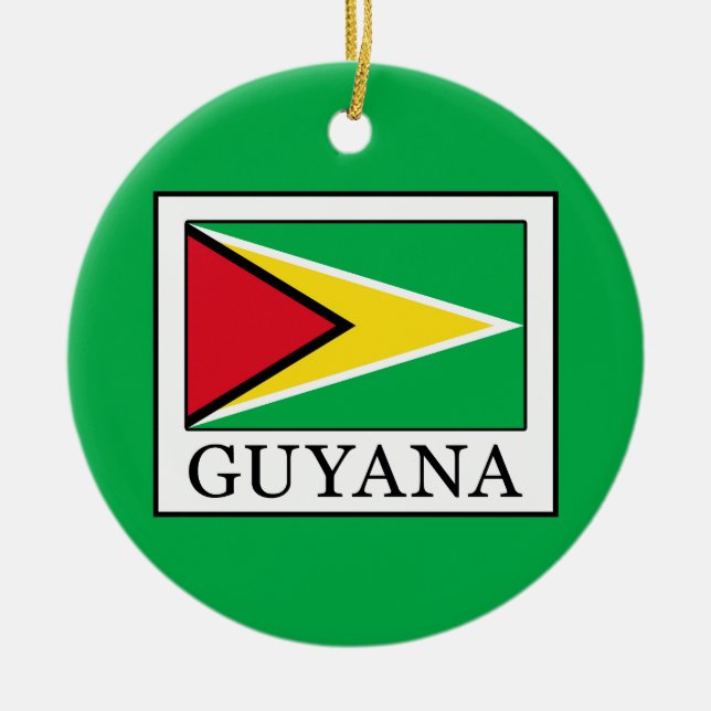 Guyana Keramik Ornament (Vorne)