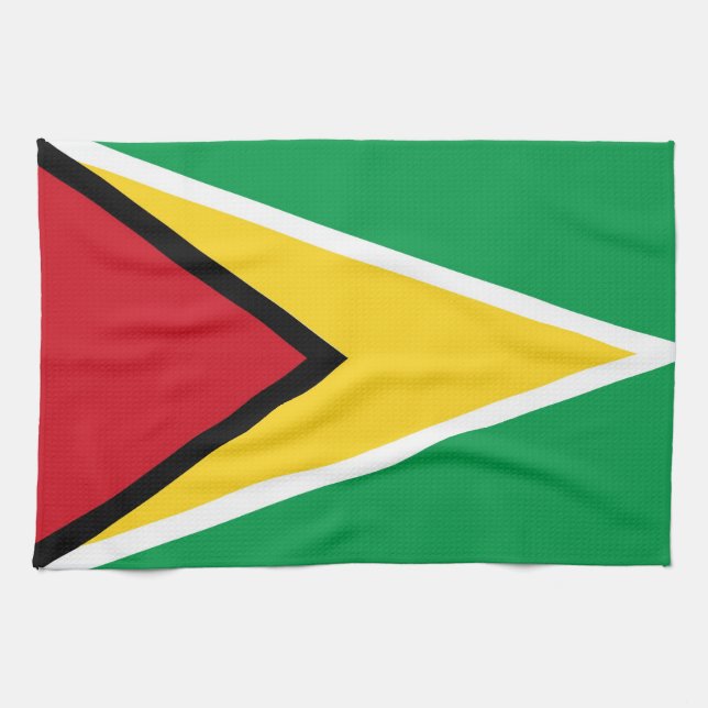 Guyana-Landesflaggetuch Küchentuch (Horizontal)
