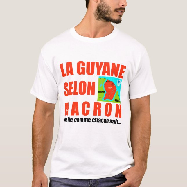 Guyana nach Macron - T-Shirt (Vorderseite)