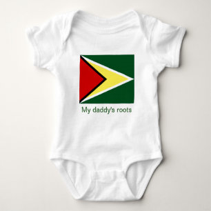 Guyana-Papa-Wurzeln Baby Strampler