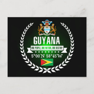 Guyana Postkarte