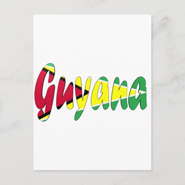 Guyana Postkarte (Vorderseite)