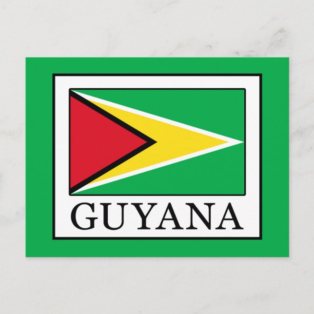 Guyana Postkarte (Vorderseite)