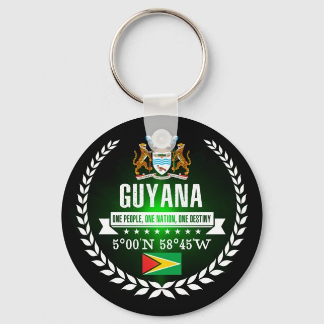 Guyana Schlüsselanhänger (Vorderseite)