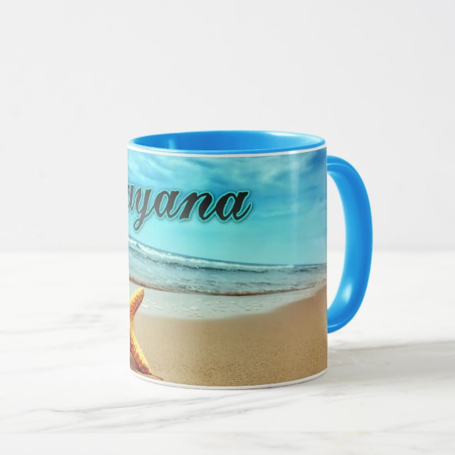 Guyana-Seestern Tasse (VorderseiteRechts)