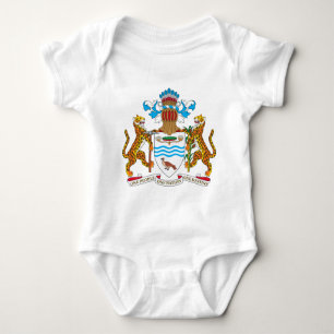 Guyana-Wappen Baby Strampler