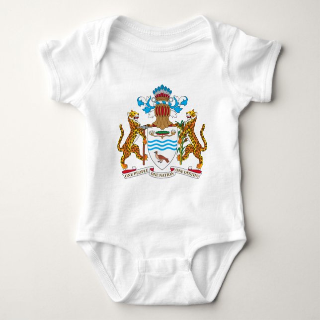 Guyana-Wappen Baby Strampler (Vorderseite)