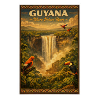 GUYANA – Wo die Natur brüllt Poster