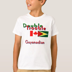 Guyananese-kanadische T-Shirts des doppelten