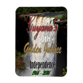 Guyanas Goldenes Jubiläum Magnet