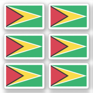 Guyanese Flag Aufkleber