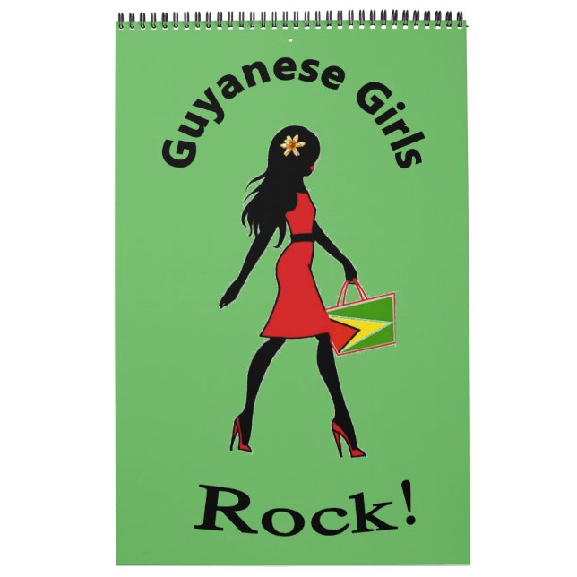 Guyanese Girls Rock Calendar Kalender (Titelbild)