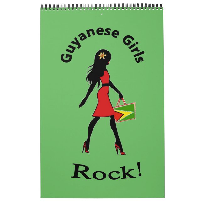 Guyanese Girls Rock Calendar Kalender (Titelbild)