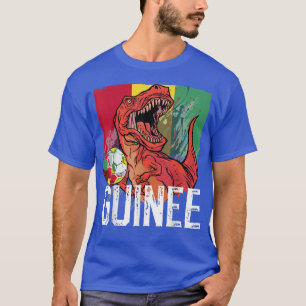 Guyanese Soccer T Rex Dinosaur Guinea Flag T - Shi T-Shirt